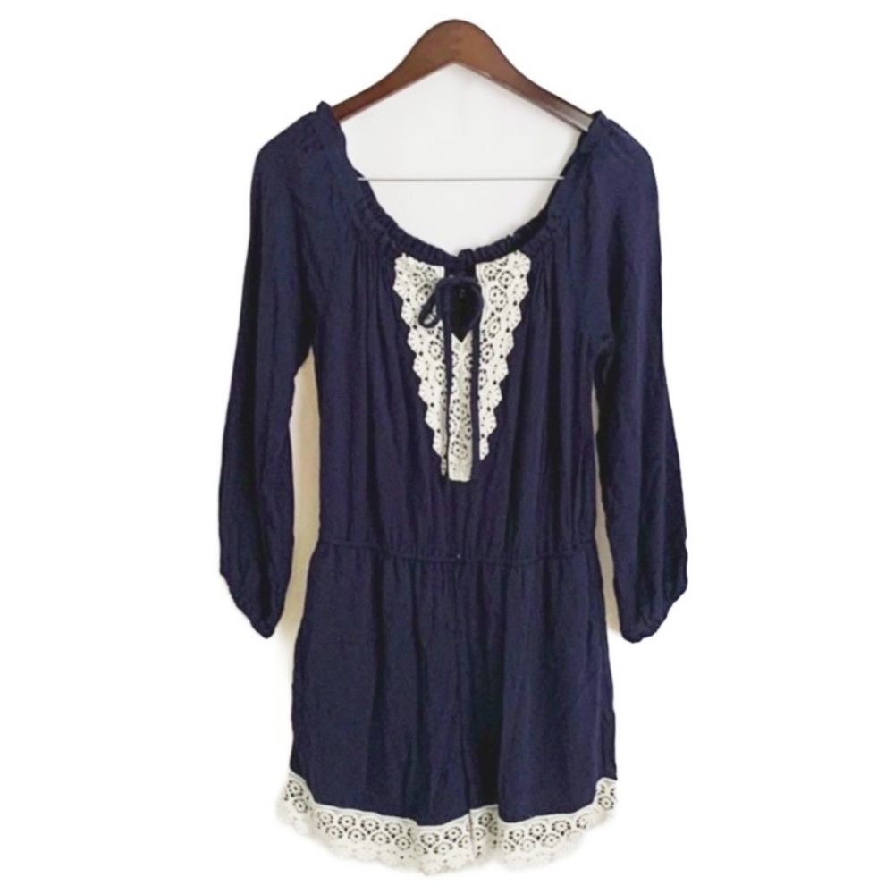 Romeo & Juliet Couture Crochet Romper
